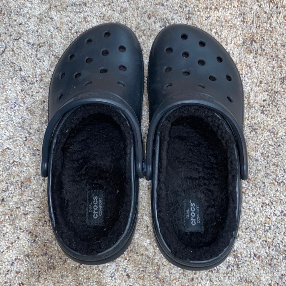 Fuzzy Crocs